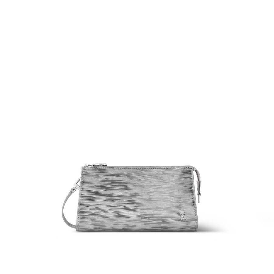 Women Louis Vuitton Chain Bags And Clutches | Pochette Accessoires Silver