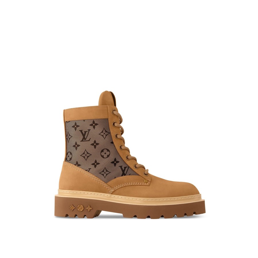 Men Louis Vuitton Boots | Lv Ranger Ankle Boot Beige