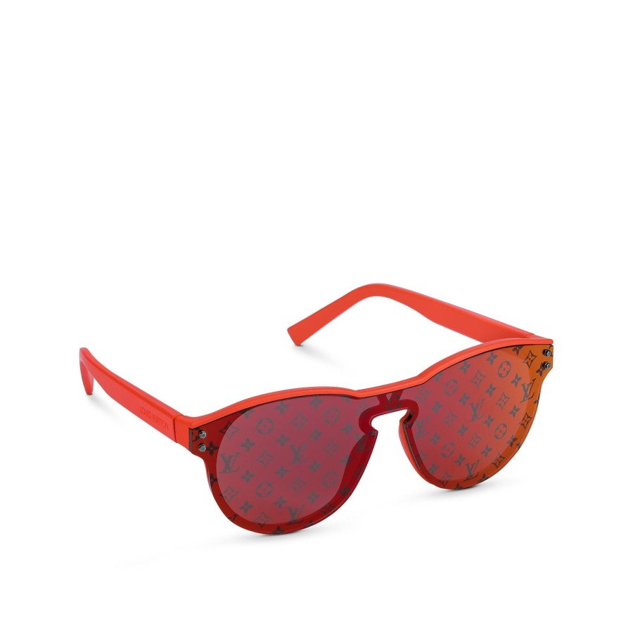 Men Louis Vuitton Sunglasses | Lv Waimea Round Sunglasses Orange