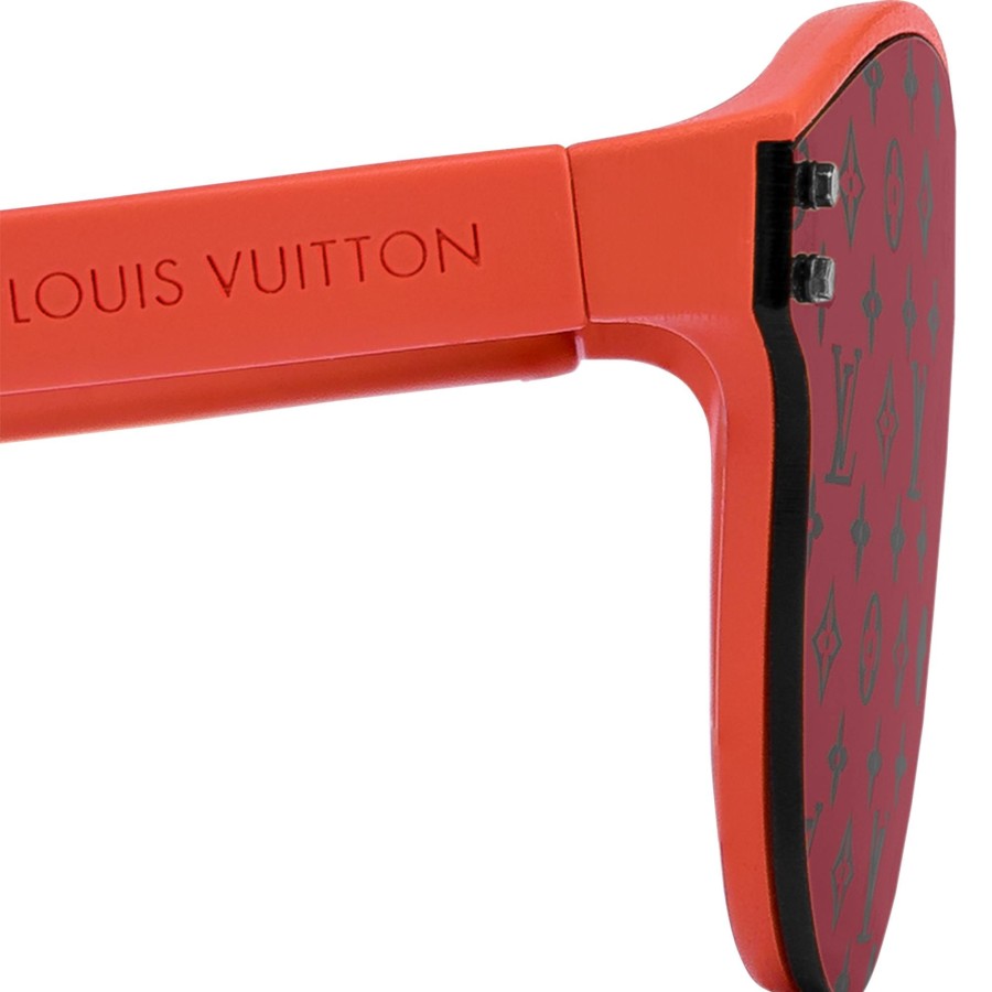 Men Louis Vuitton Sunglasses | Lv Waimea Round Sunglasses Orange