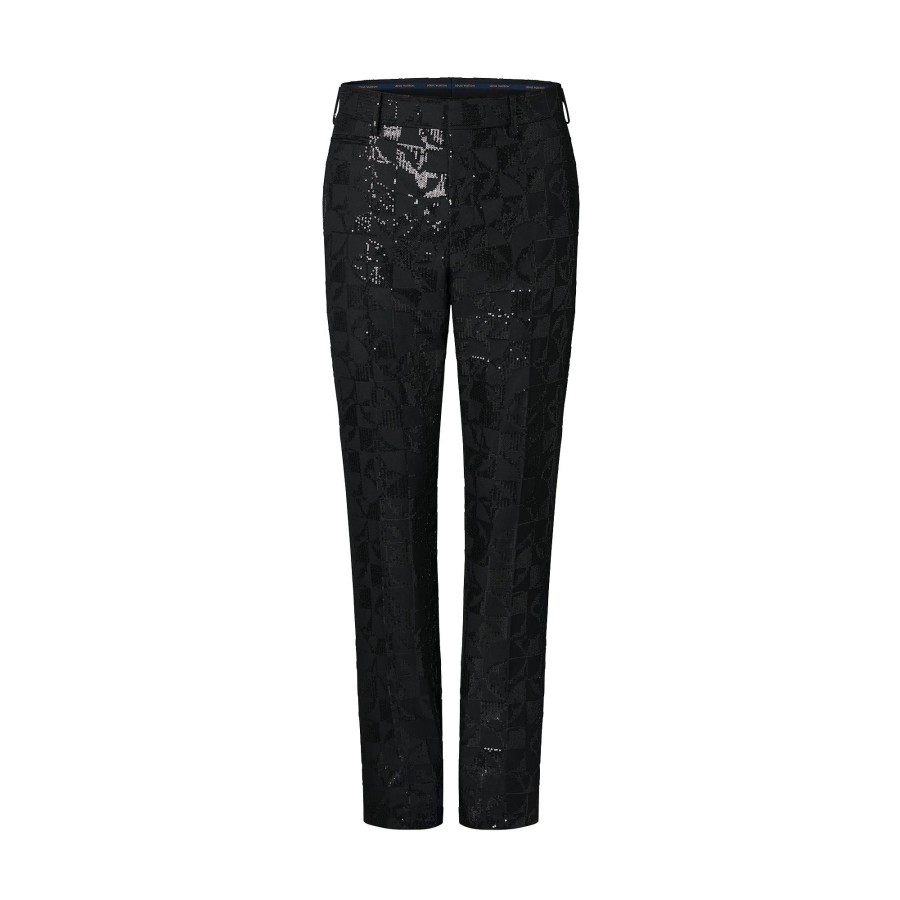 Men Louis Vuitton Pants | Embroidered Evening Cigaret Pants