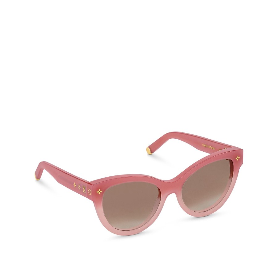 Women Louis Vuitton Sunglasses | My Monogram Soft Cat Eye Sunglasses Gradient Pink To Cream