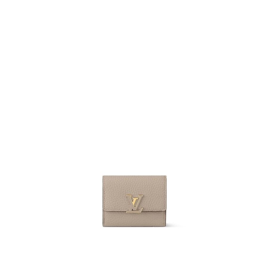 Women Louis Vuitton Compact Wallets | Capucines Xs Wallet Galet