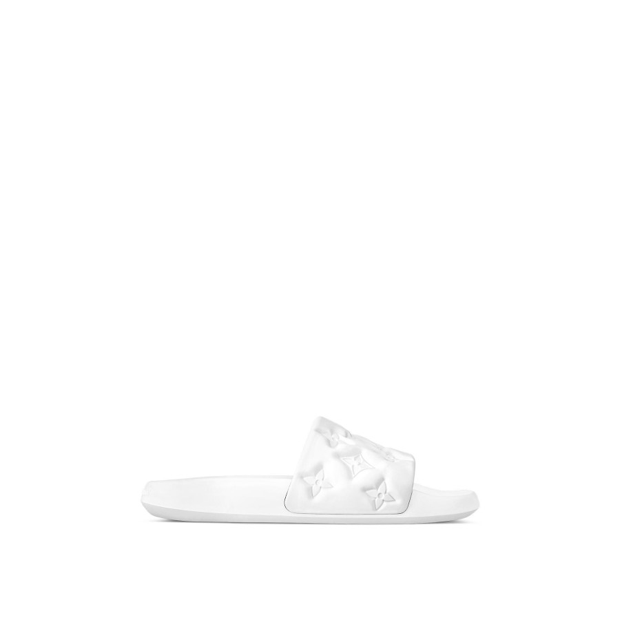 Men Louis Vuitton Sandals | Waterfront Mule White