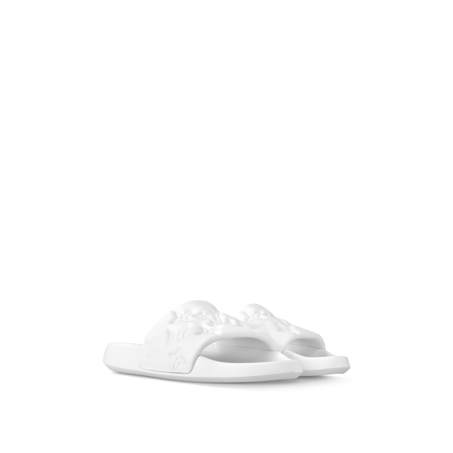 Men Louis Vuitton Sandals | Waterfront Mule White