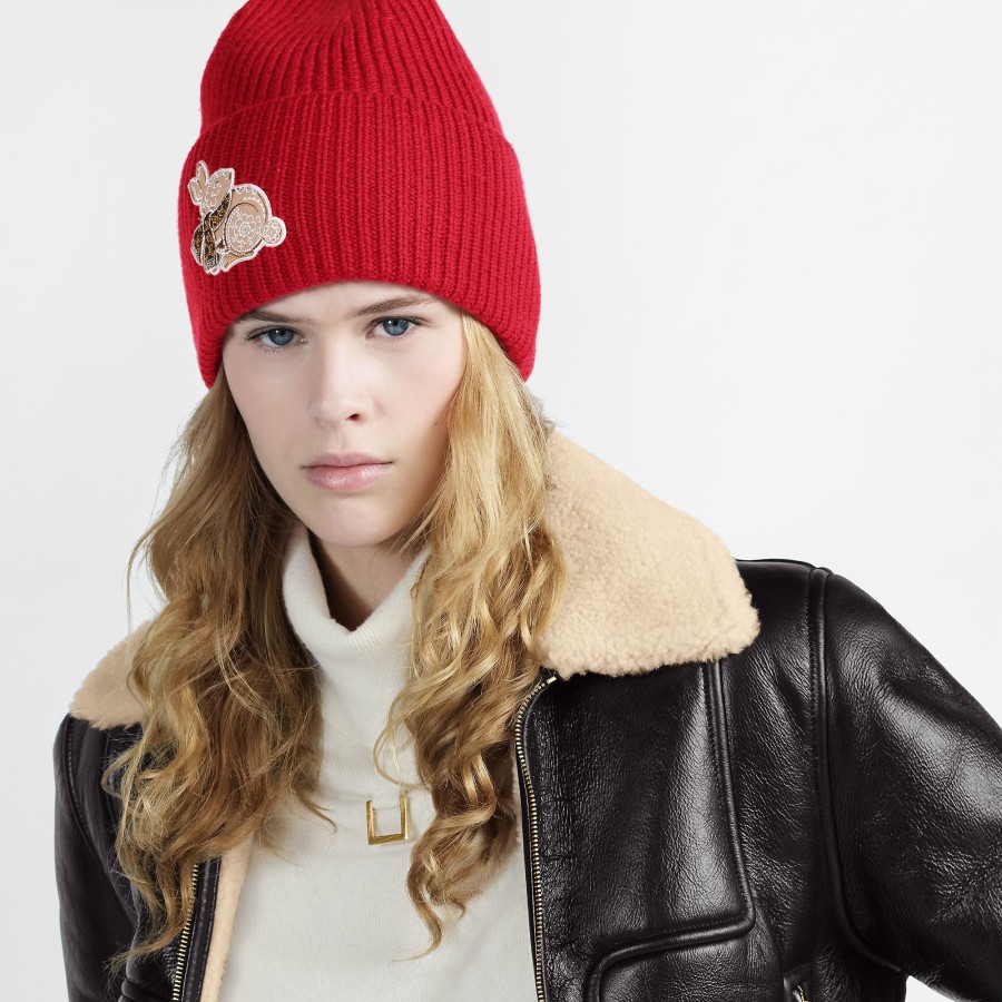 Women Louis Vuitton Hats And Gloves | Precious Rabbit Beanie