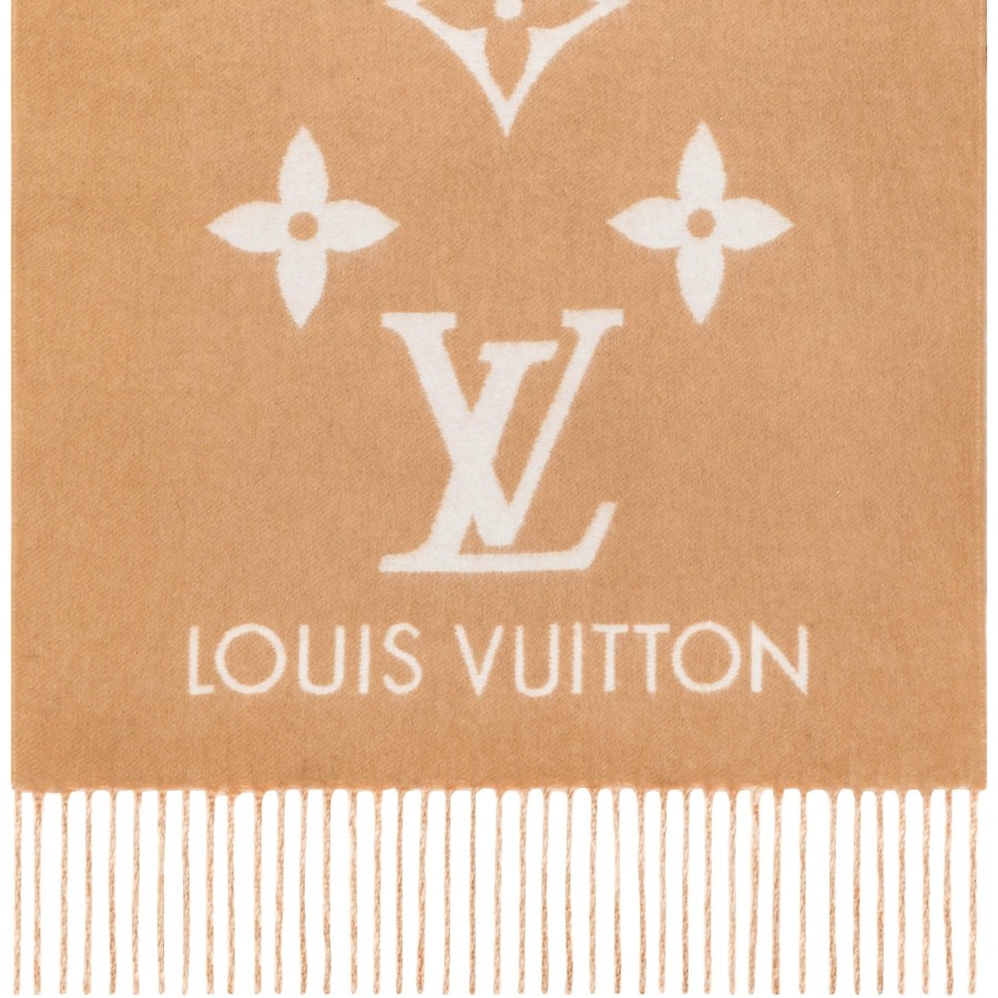 Women Louis Vuitton Scarves | Reykjavik Gradient Scarf Beige