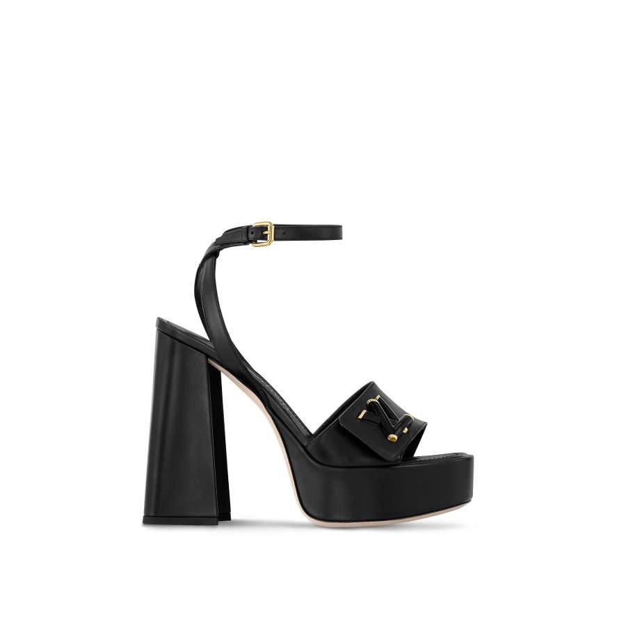 Women Louis Vuitton Platform Shoes | Shake Platform Sandal