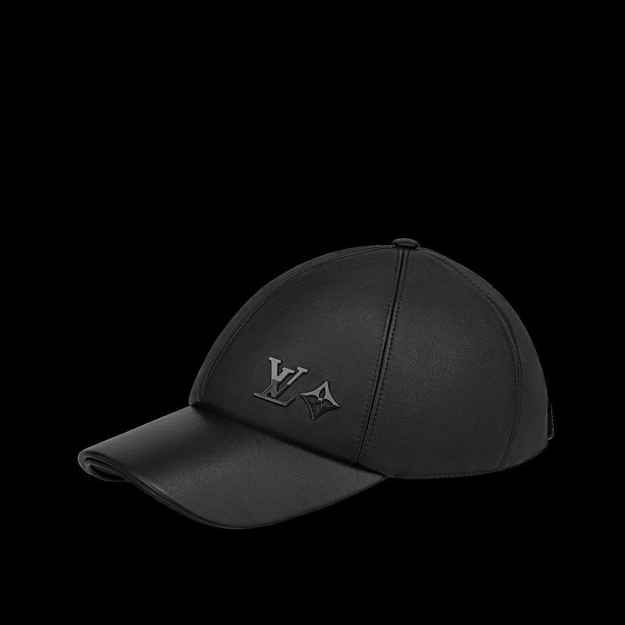 Men Louis Vuitton Hats And Gloves | Lv Dual Leather Cap