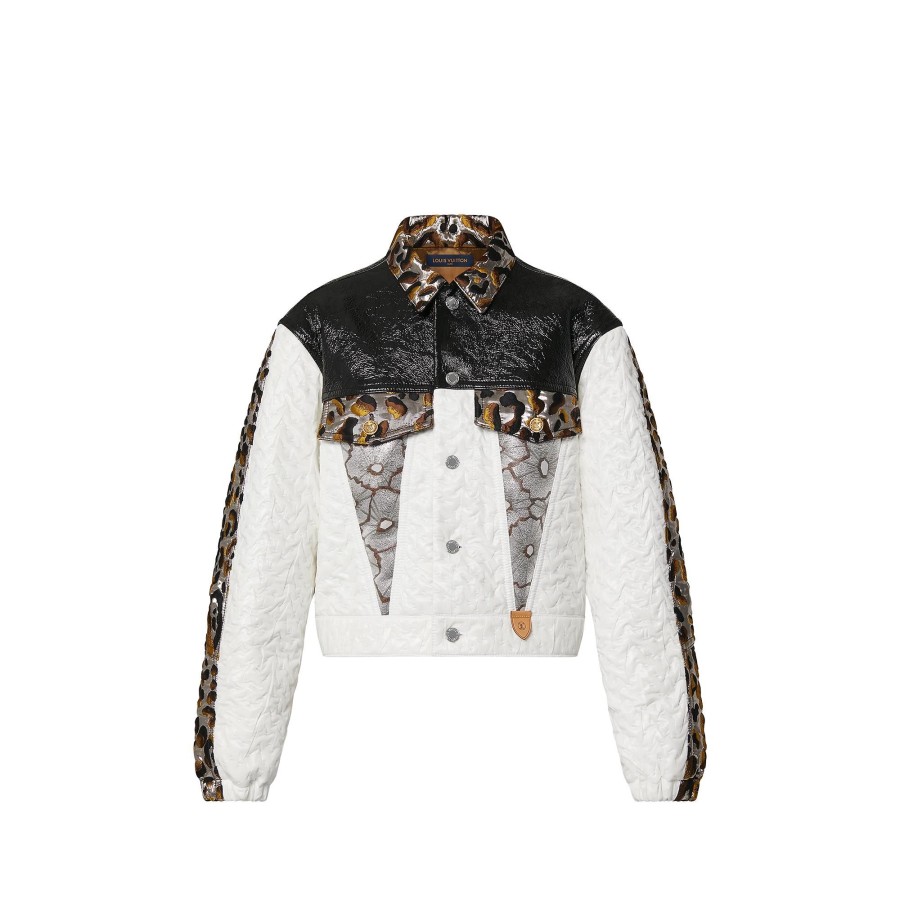 Women Louis Vuitton Coats And Jackets | Mixed Material Boxy Jacket