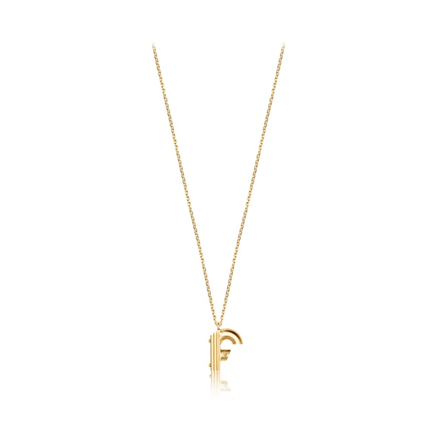 Women Louis Vuitton Necklaces And Pendants | Lv & Me Necklace, Letter F