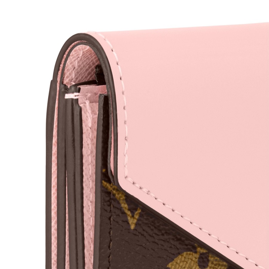 Women Louis Vuitton Compact Wallets | Zoe Wallet Rose Ballerine