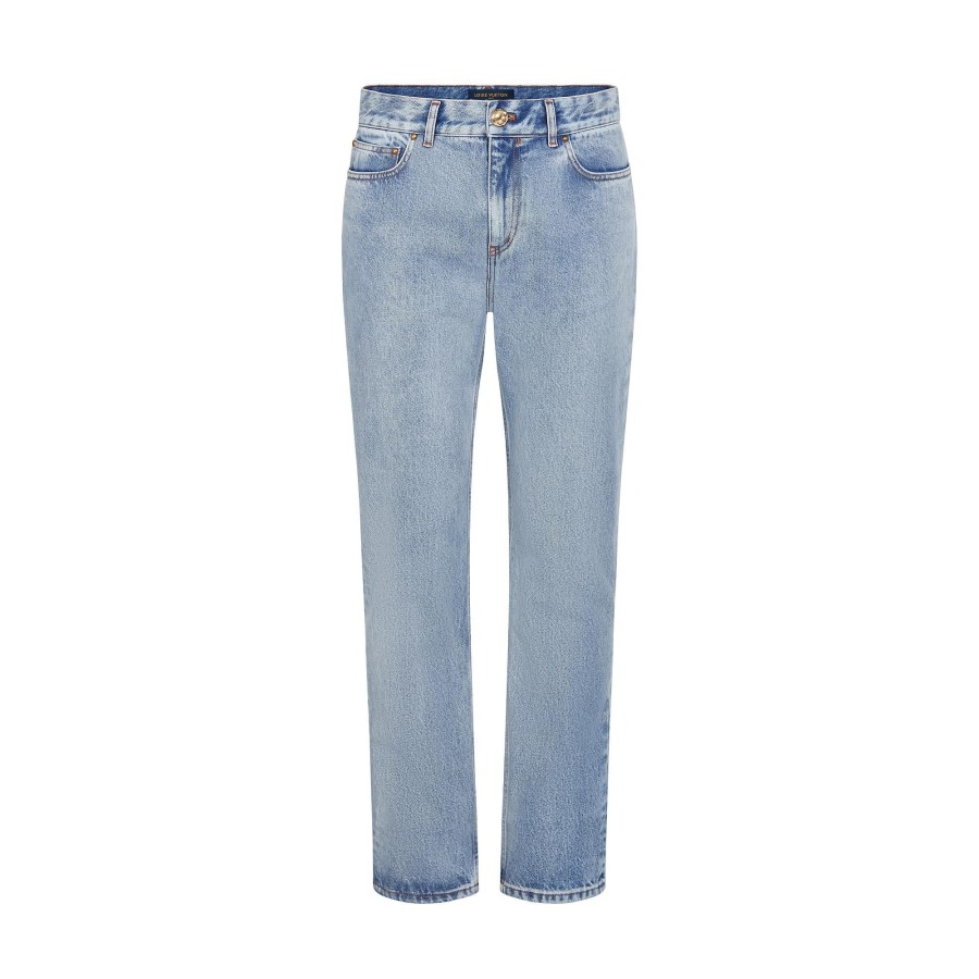 Men Louis Vuitton Pants | Washed Slim Jeans