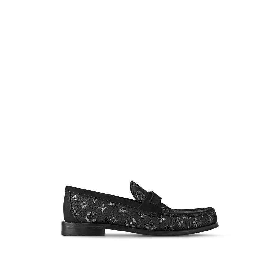 Men Louis Vuitton Loafers And Moccasins | Major Loafer Black