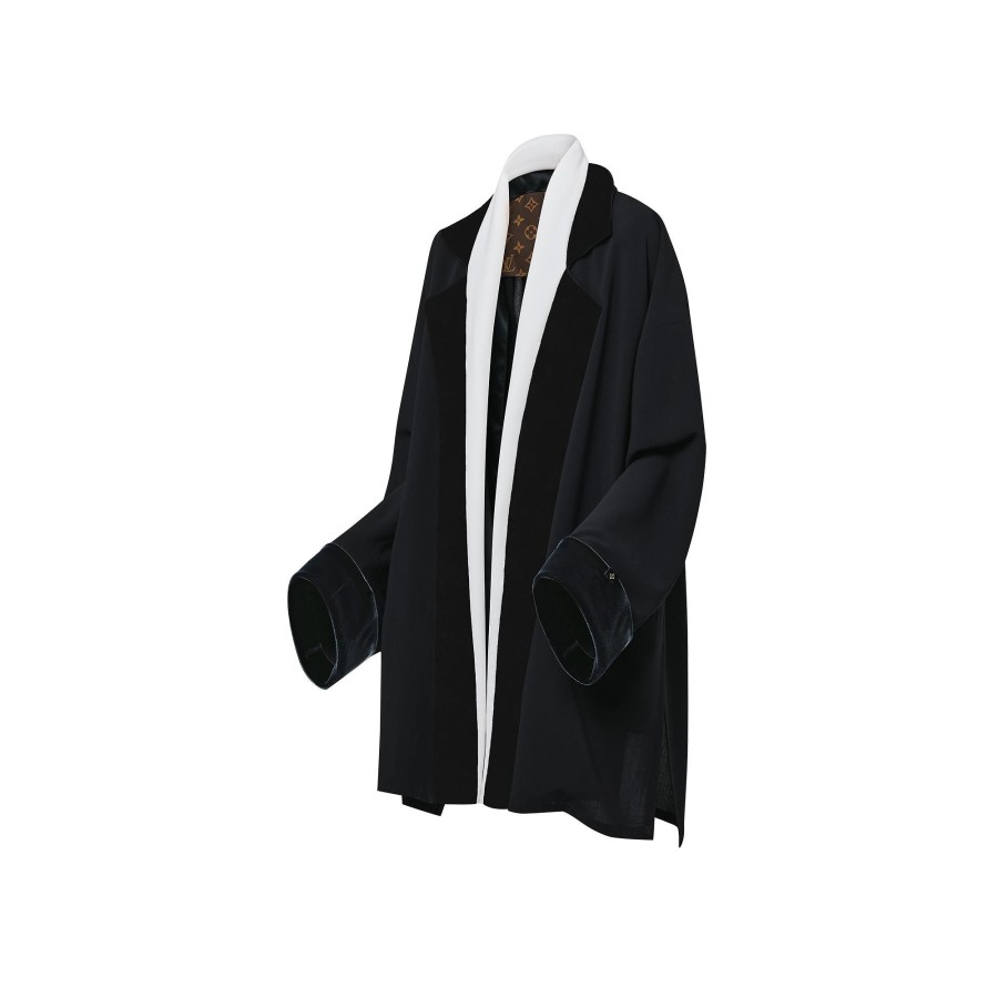 Women Louis Vuitton Coats And Jackets | Crystal Lapel Robe Jacket