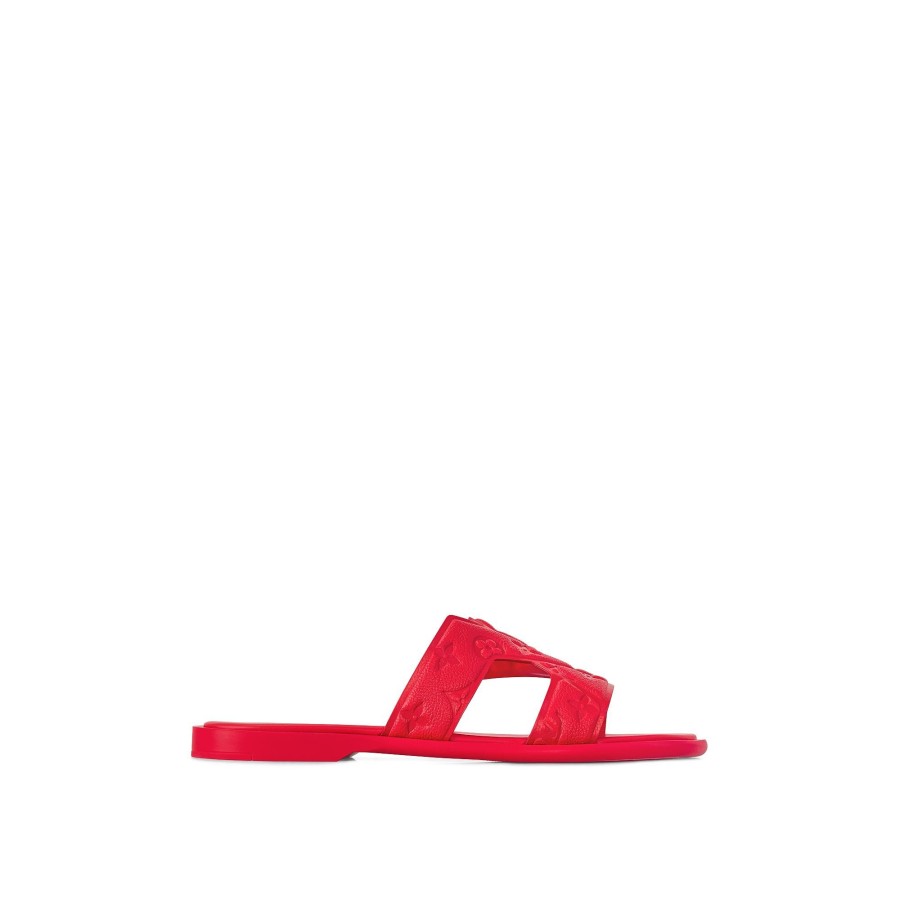 Men Louis Vuitton Sandals | Lv Oasis Mule Red