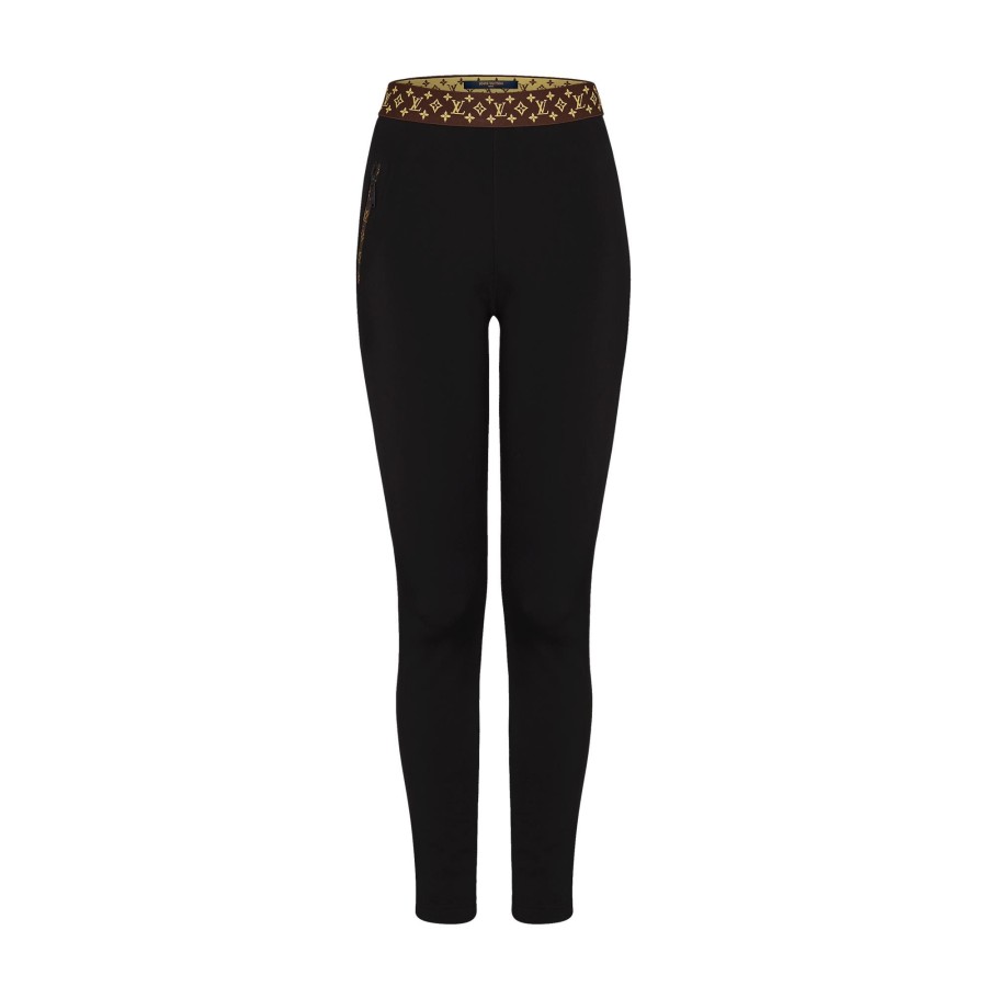 Women Louis Vuitton Pants | Leggings With Monogram Elastic Belt