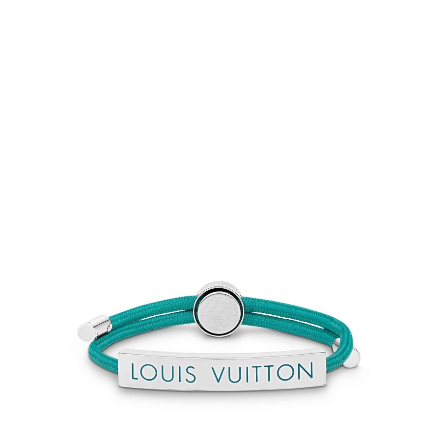 Men Louis Vuitton Bracelets | Space Lv Bracelet Green