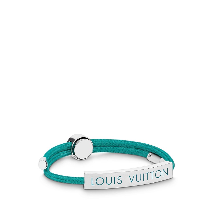 Men Louis Vuitton Bracelets | Space Lv Bracelet Green