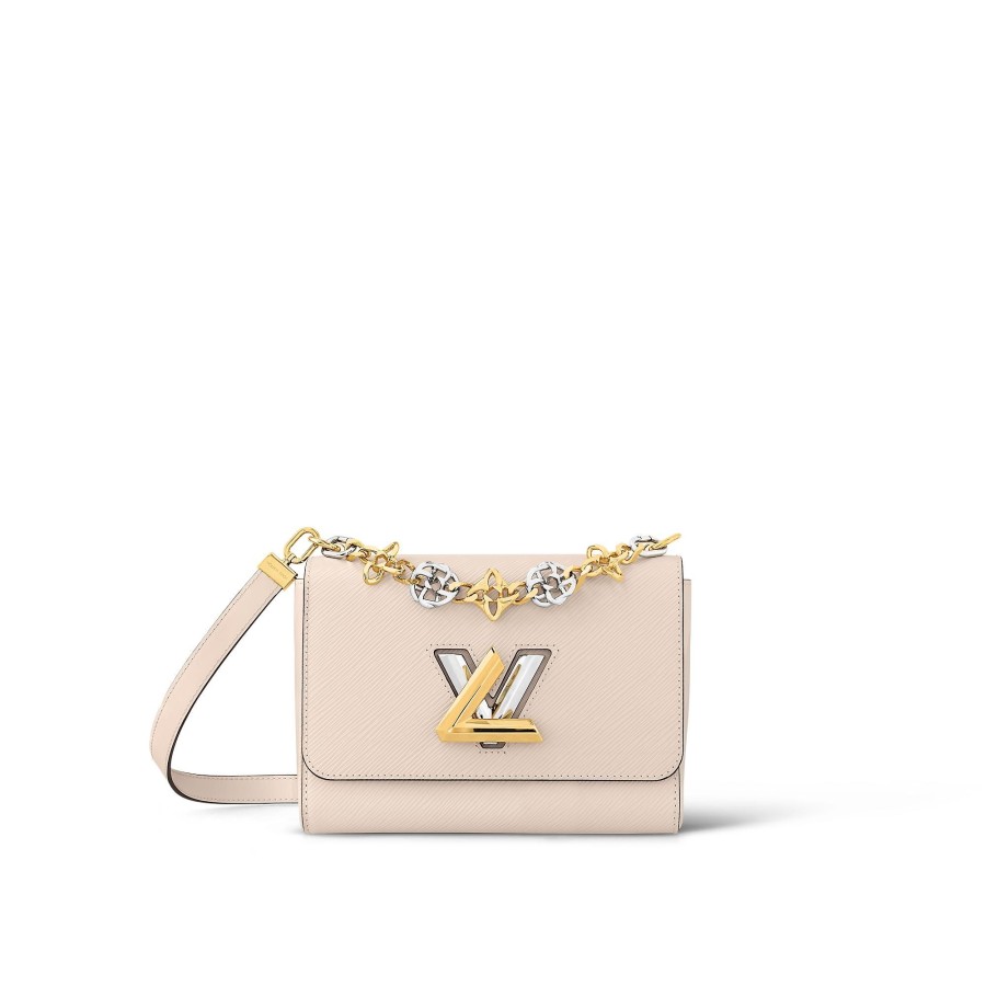 Women Louis Vuitton Shoulder And Cross Body Bags | Twist Mm Quartz