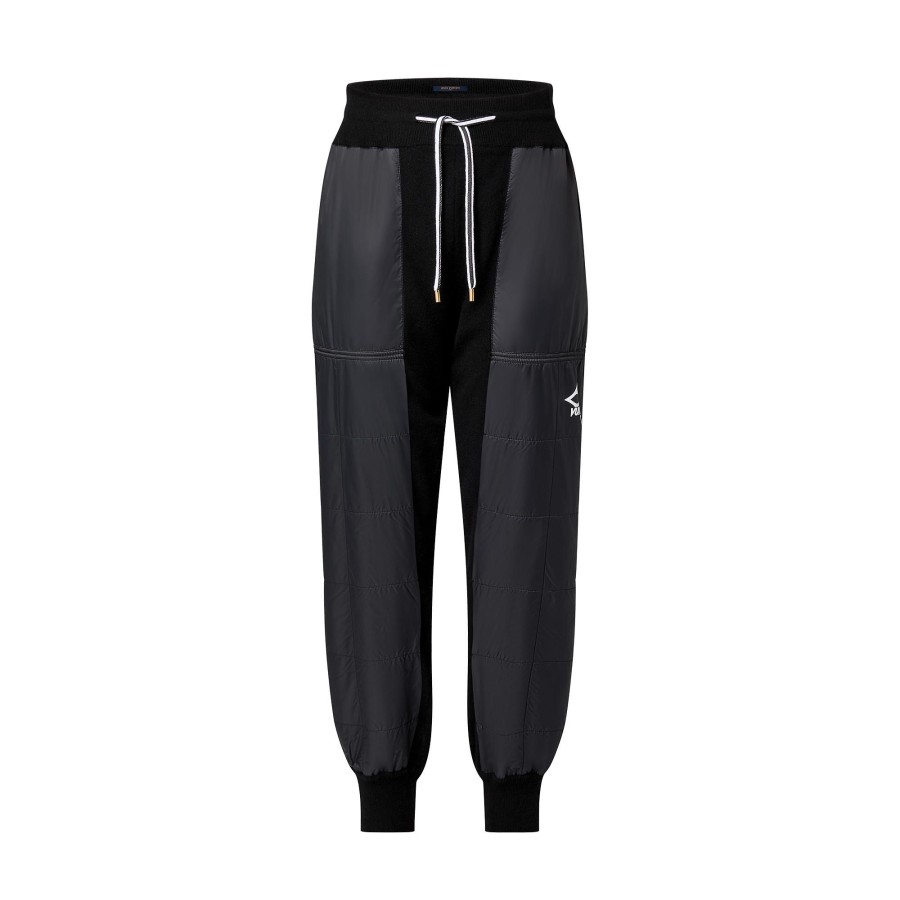 Women Louis Vuitton Knitwear | Nylon Insert Jogging Pants