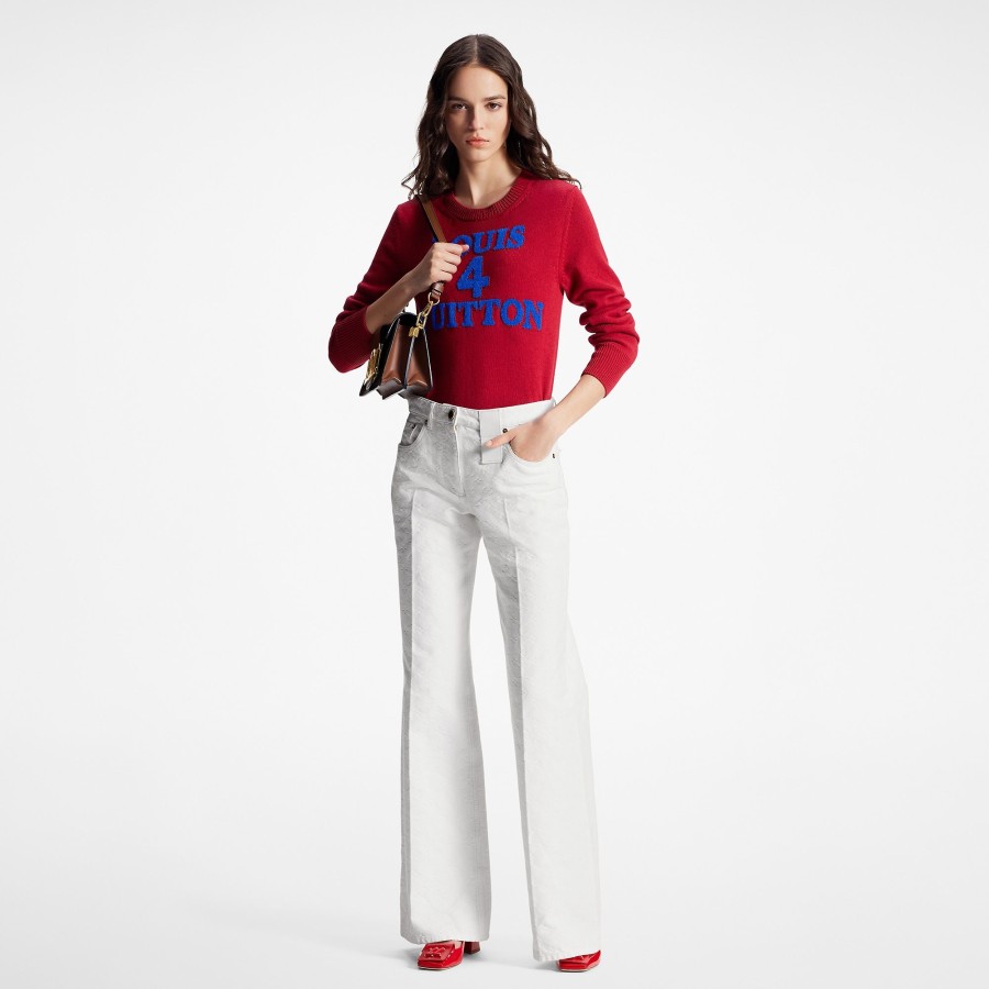 Women Louis Vuitton Denim | Monogram Jacquard Jeans