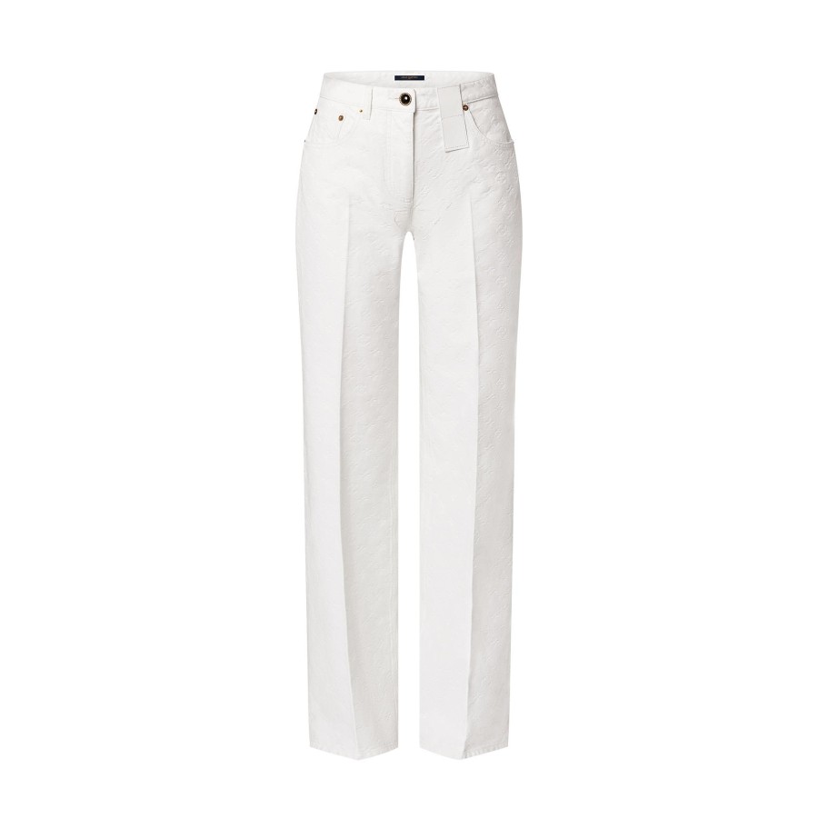 Women Louis Vuitton Denim | Monogram Jacquard Jeans