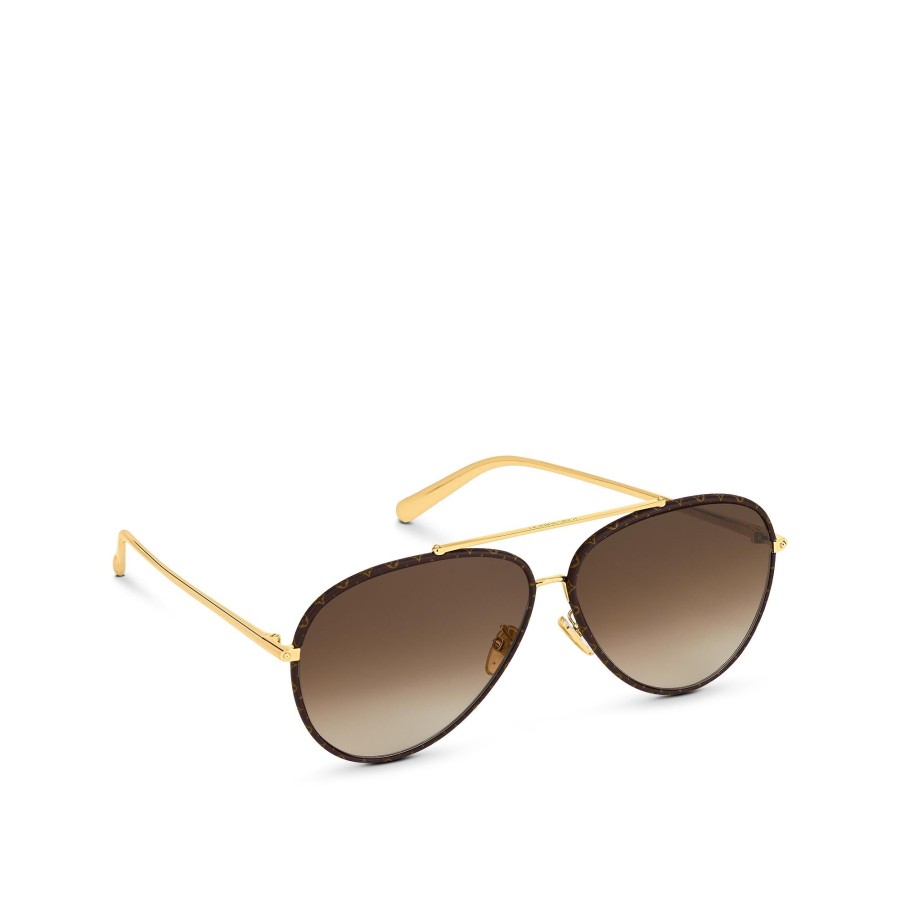 Women Louis Vuitton Sunglasses | The Lv First Pilot Sunglasses