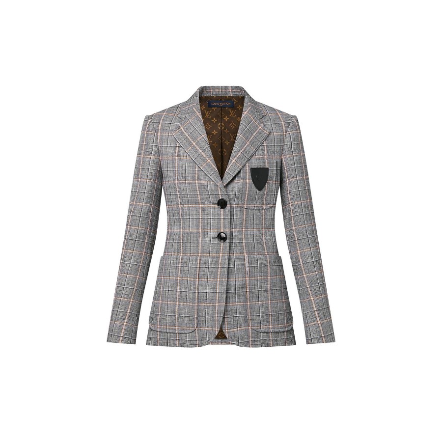 Women Louis Vuitton Coats And Jackets | Preppy Check Blazer