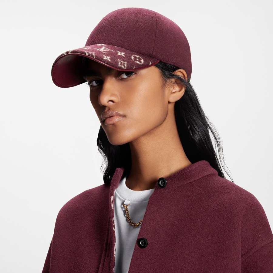 Women Louis Vuitton Hats And Gloves | Endless Cap Bordeaux