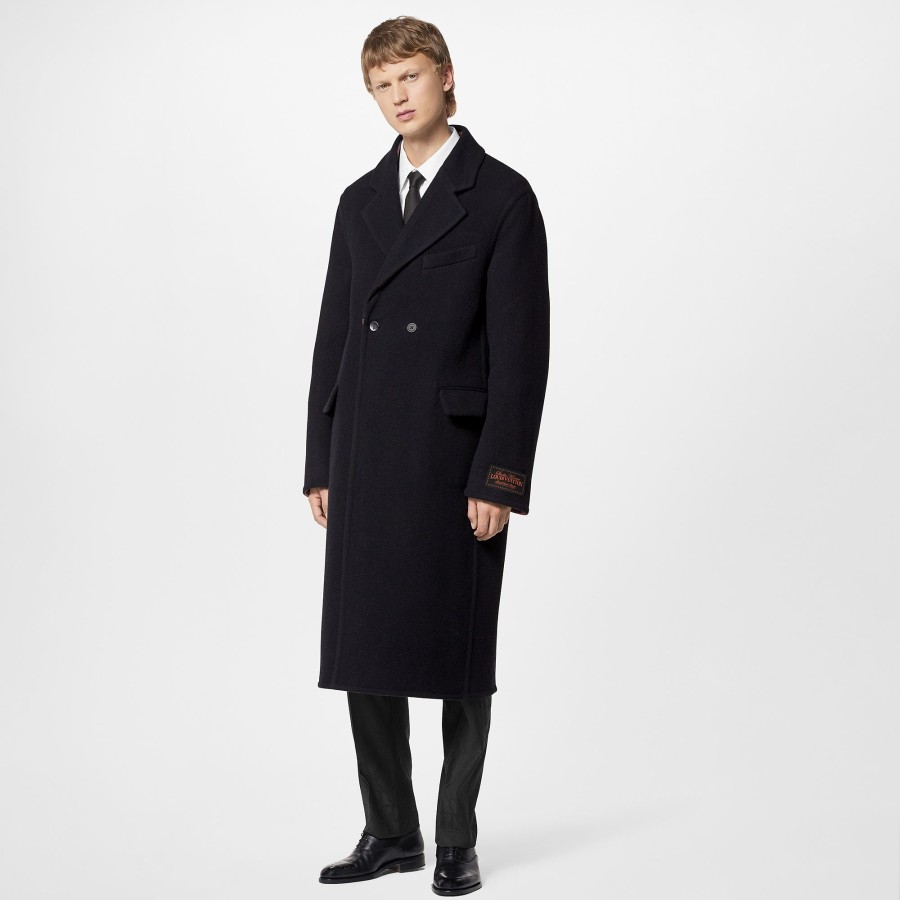 Men Louis Vuitton Coats And Outerwear | Signature Double-Faced Coat