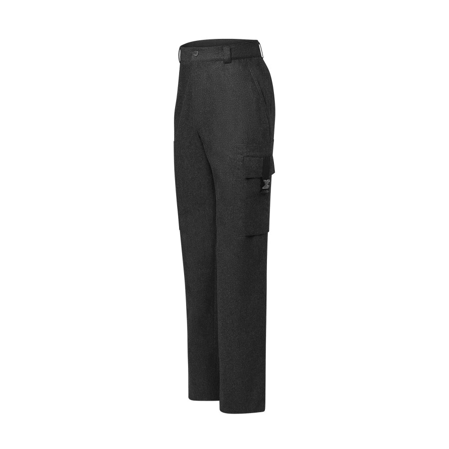 Men Louis Vuitton Pants | Wool Cargo Pants Anthracite