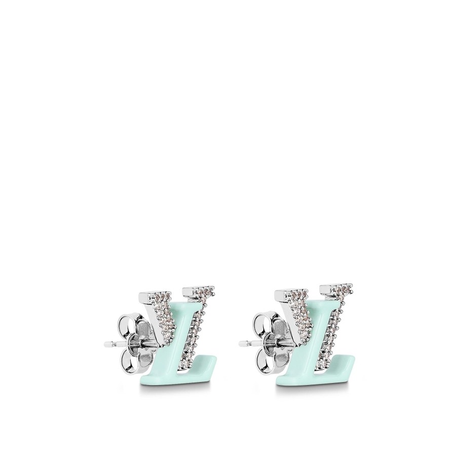 Women Louis Vuitton Earrings | Lv Iconic Sweety Earrings Blue