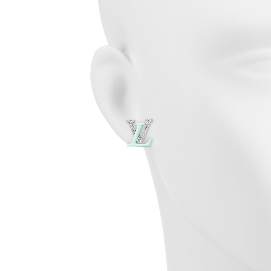 Women Louis Vuitton Earrings | Lv Iconic Sweety Earrings Blue