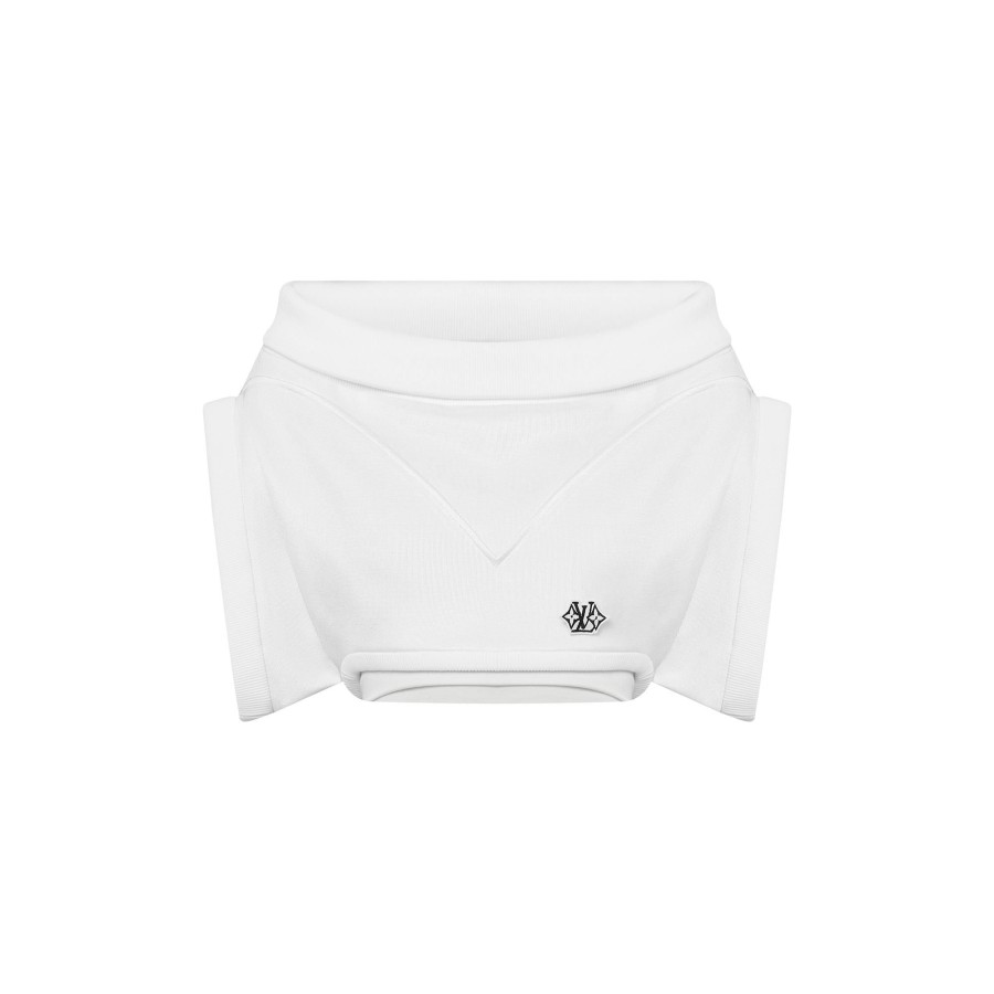 Women Louis Vuitton Tops | Stretch Jersey Boxy Bateau Crop Top