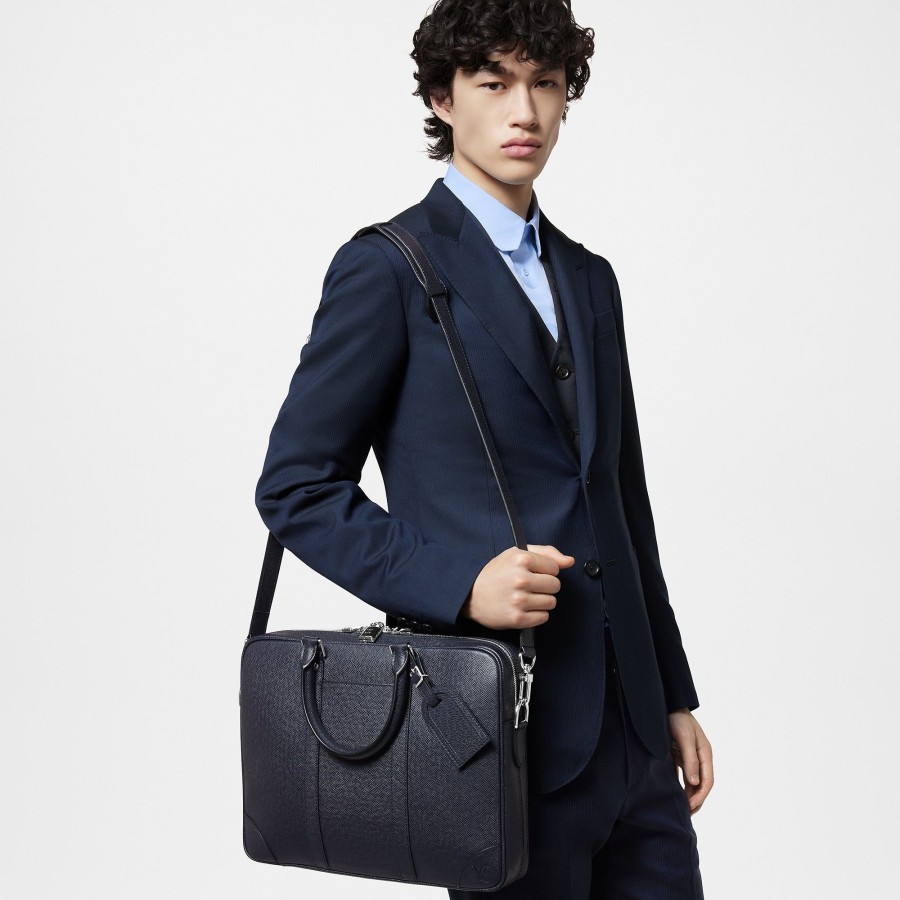 Men Louis Vuitton Business Bags | Porte Documents Voyage Pm