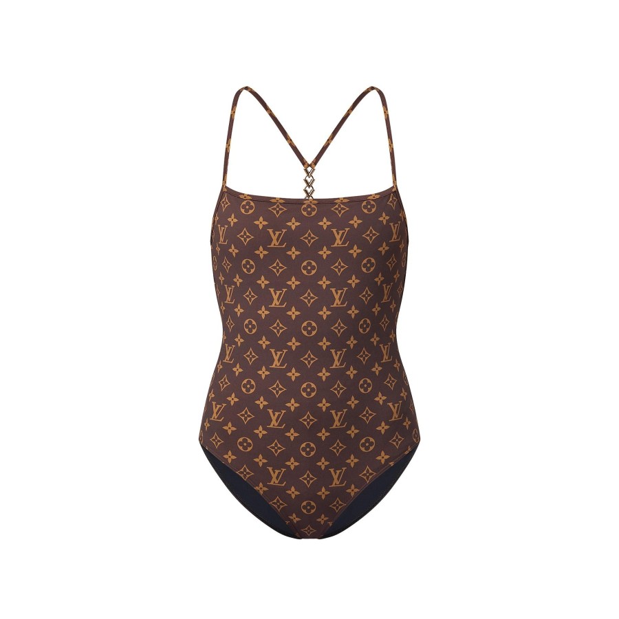 Women Louis Vuitton Swimwear | Monogram One-Piece Swimsuit