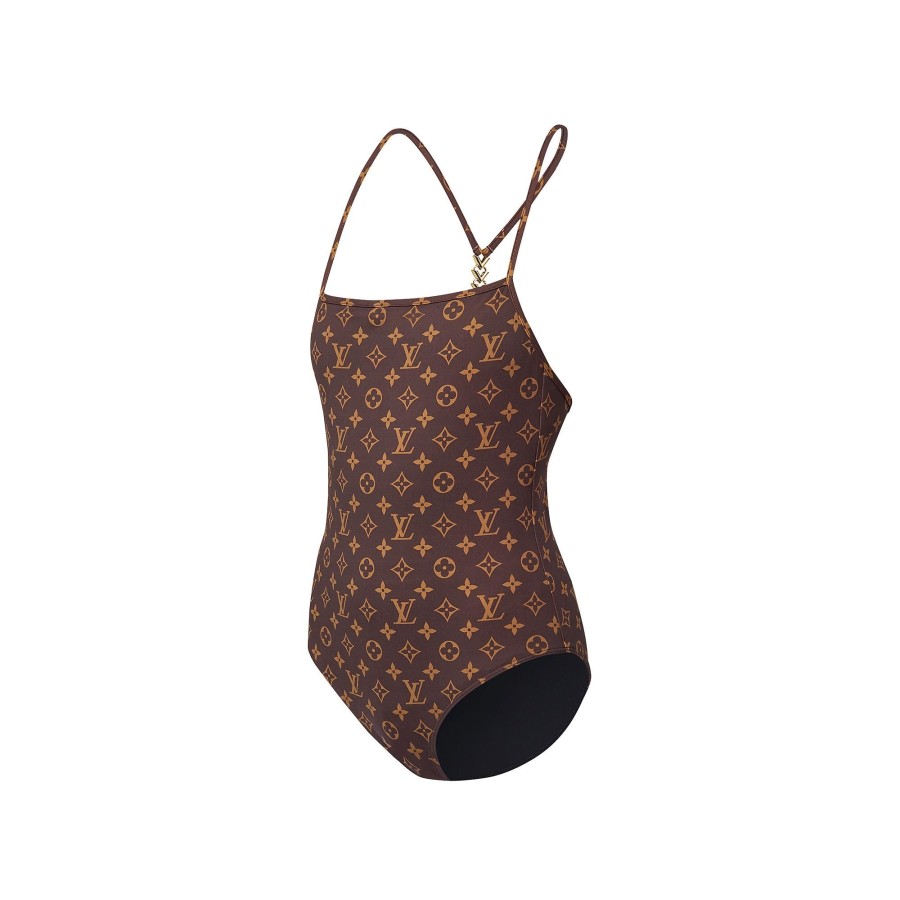 Women Louis Vuitton Swimwear | Monogram One-Piece Swimsuit