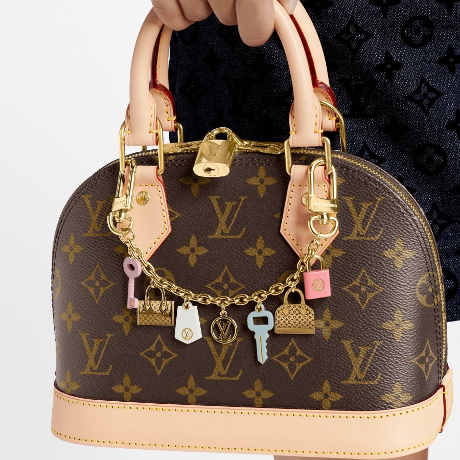 Women Louis Vuitton Key Holders And Bag Charms | Iconics Chain Bag Charm