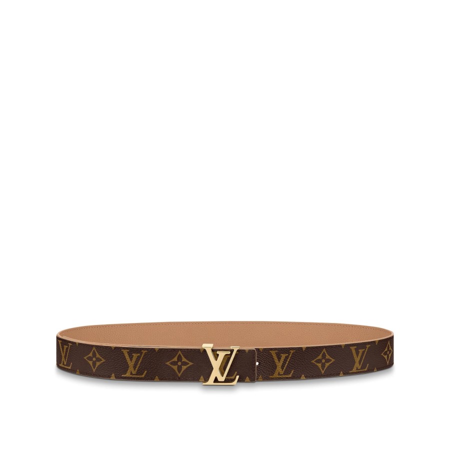 Women Louis Vuitton Belts | Lv Initiales 30Mm Reversible Belt Brown