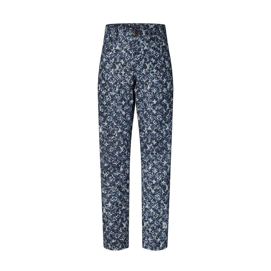 Men Louis Vuitton Pants | Monogram Denim Pants