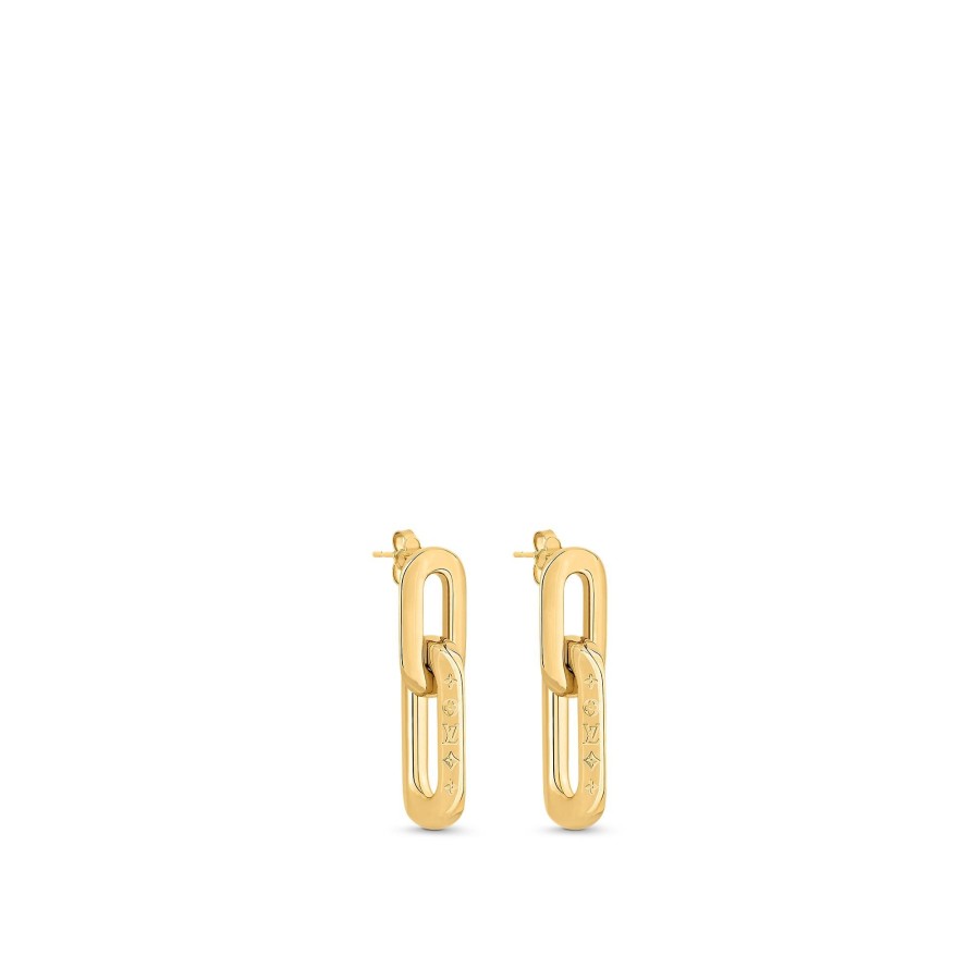 Women Louis Vuitton Earrings | Lv Edge Double Earrings