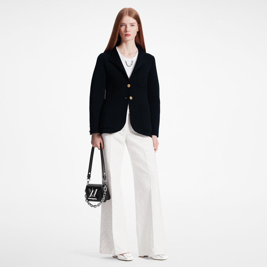 Women Louis Vuitton Coats And Jackets | Three-Pocket Knit Blazer