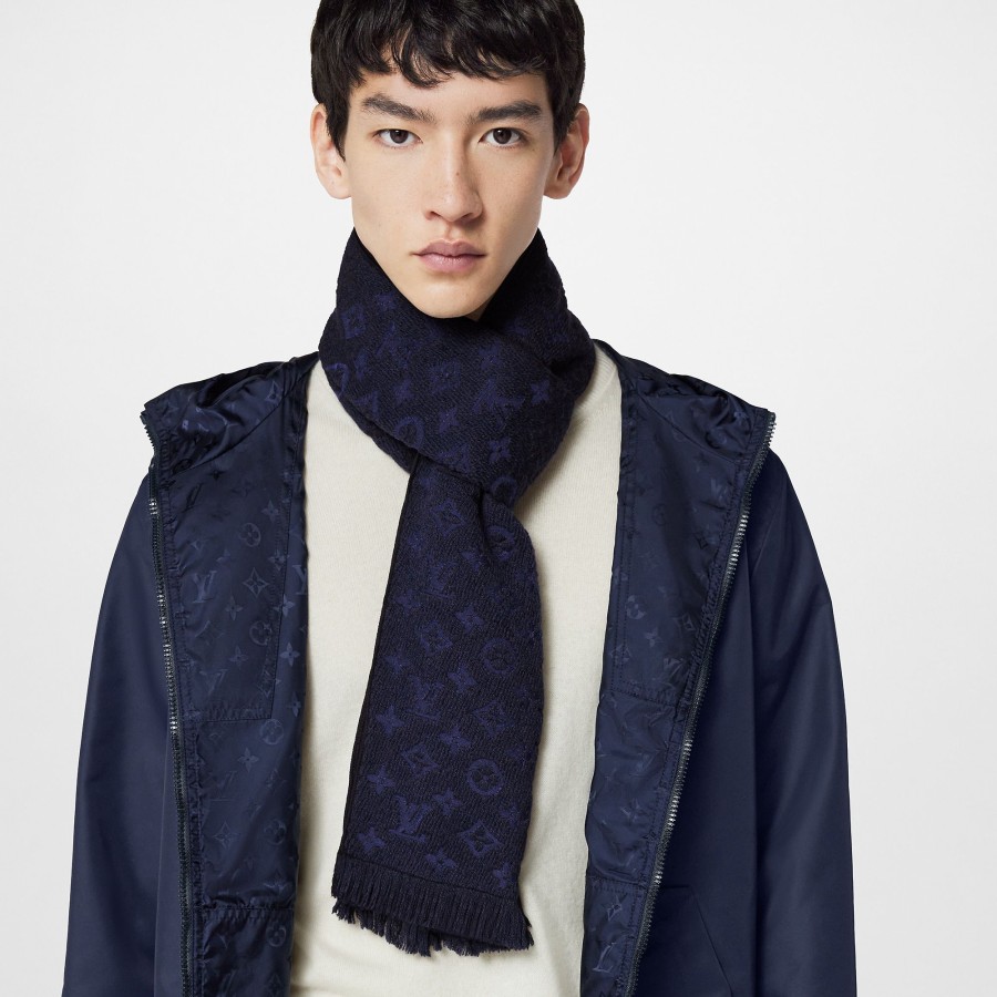 Men Louis Vuitton Scarves | Nightfall Monogram Stole