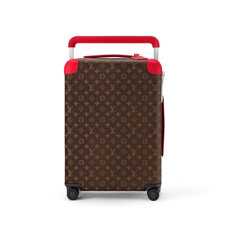 Men Louis Vuitton Rolling Luggage | Horizon 55 Red