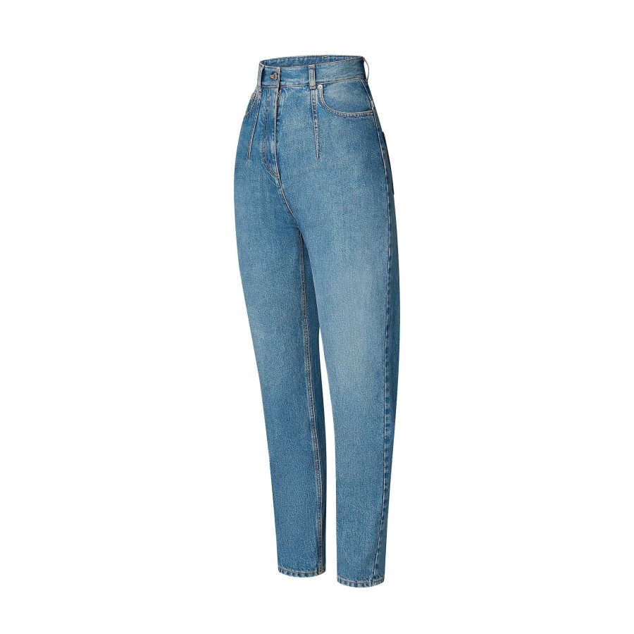 Women Louis Vuitton Pants | Denim Carrot Pants