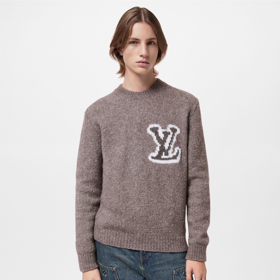 Men Louis Vuitton Knitwear And Sweatshirts | Wool Blend Crewneck