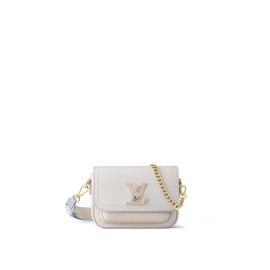 Women Louis Vuitton Chain Bags And Clutches | Lockme Tender Gris Colombe/Quartz