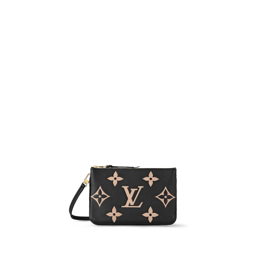 Women Louis Vuitton Chain Bags And Clutches | Double Zip Pochette