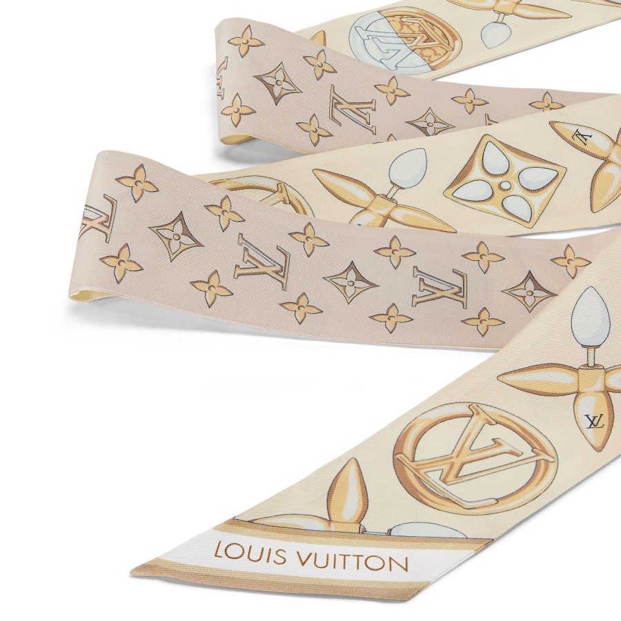 Women Louis Vuitton Silk Squares And Bandeaus | Louisette Bb Bandeau Gold